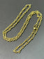 14K Gold Fancy Twisted Link Chain Necklace 16.0 inch