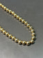 Vintage 14K Gold Bead Necklace 18.0 inch