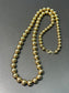 Vintage 14K Gold Graduated Bead Necklace 17.0 inch