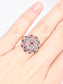 Antique 14K Gold Platinum Ruby Tiered Ring SZ 6