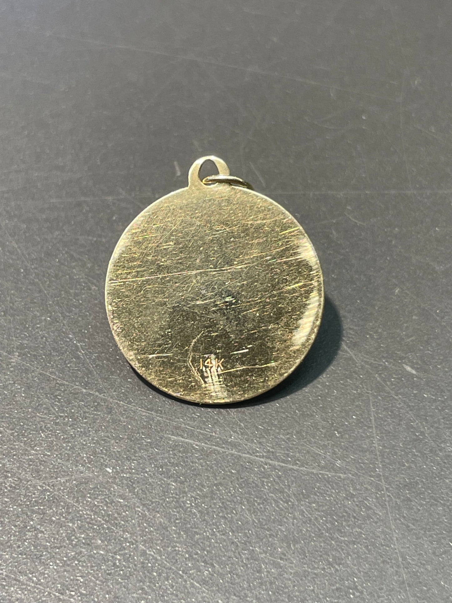 Vintage 14K Yellow Gold Capricorn Charm Pendant