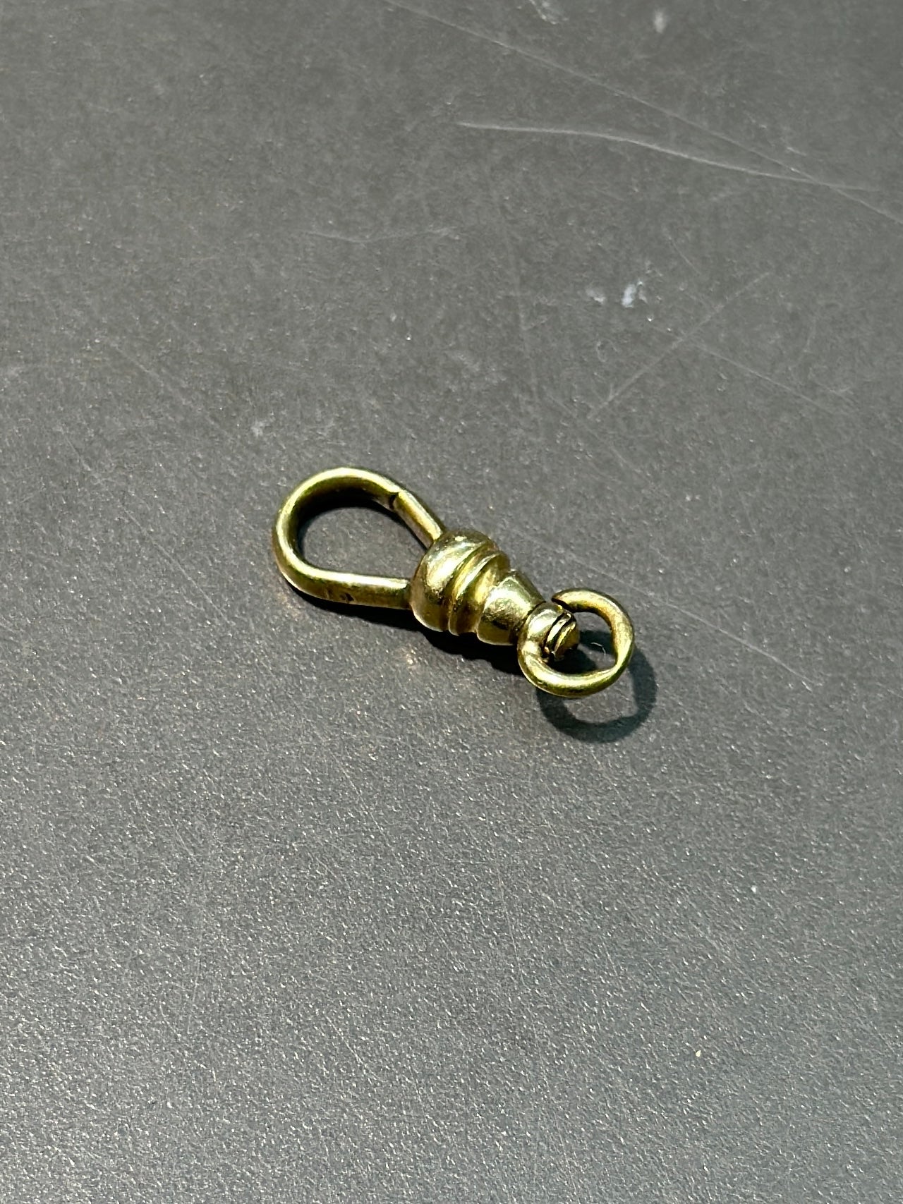 Vintage 10K Gold Swivel Dog Clip