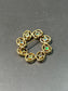 Vintage 14K Gold Opal Circle Brooch