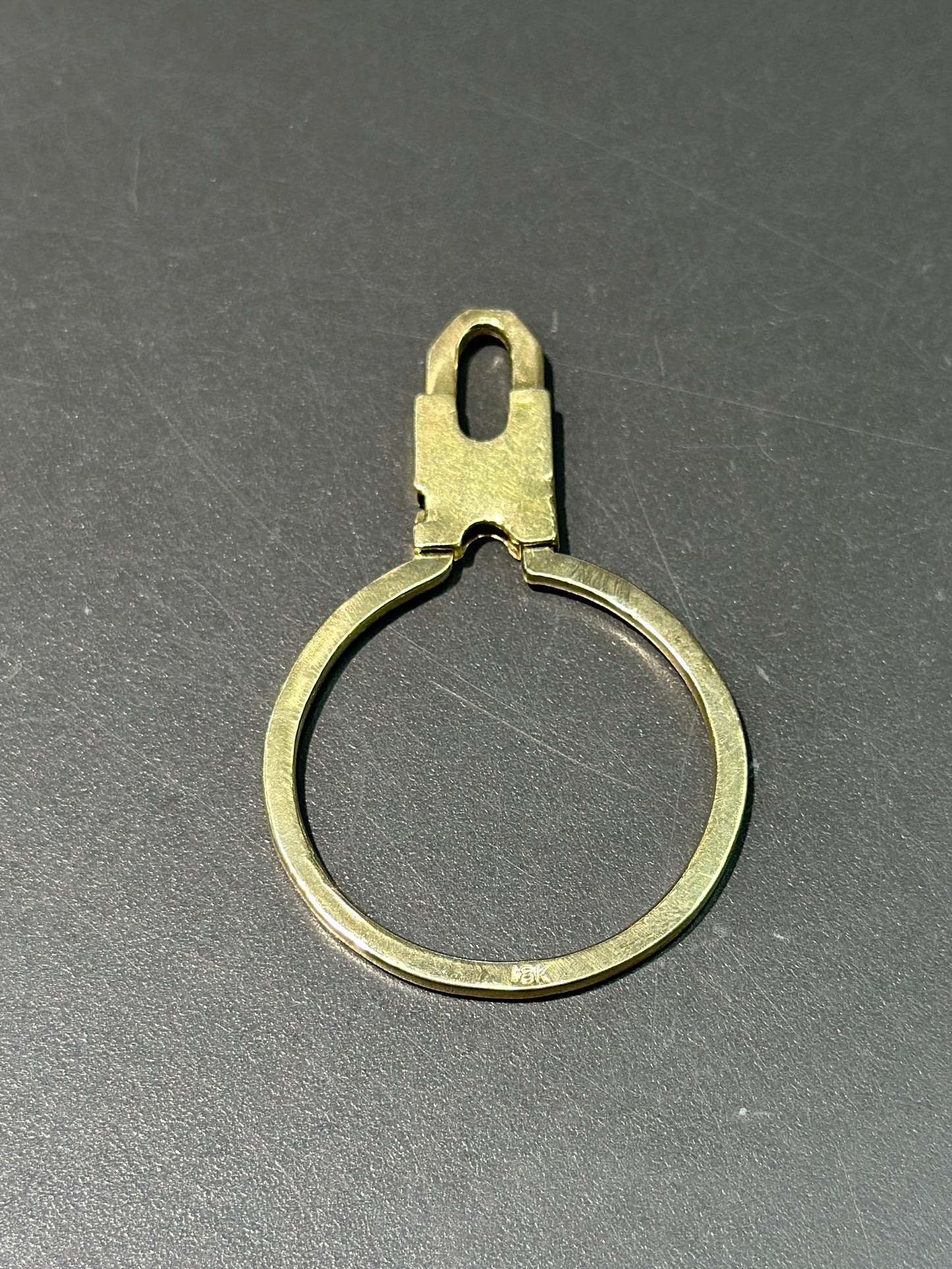 Vintage 18K Gold Carabiner