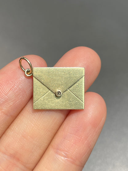 Vintage 14K Gold Articulating Envelope Charm