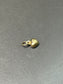 14K Gold Miniature Puffy Heart Charm Pendant