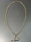 Vintage 14K Yellow Gold Fancy Link Albert Watch Chain 20.25 inch