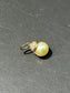 14K Gold Yellow Pearl Diamond Charm