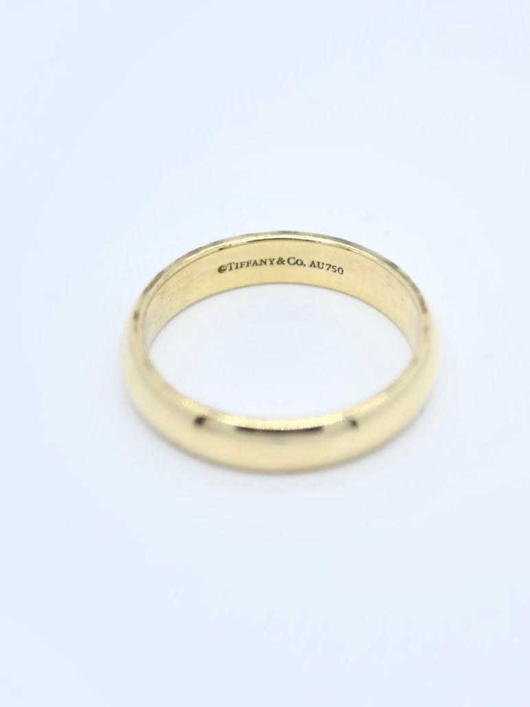 Tiffany & Co. 18K Yellow Gold Band 5.0 mm SZ 10