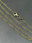 14K Gold Twisted Rope Chain Necklace