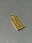 Vintage 14K Gold Articulated Abacus Charm