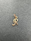 Vintage 14K Gold Mini “R” Pendant Charm