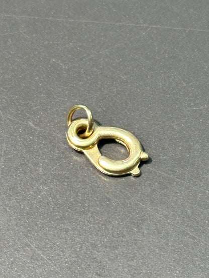 复古 14K 黄金旋转扣