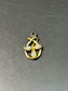 Art Nouveau 14K Gold Opal Clover Shamrock Charm