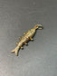 Vintage 14K Yellow Gold Small Articulating Fish Charm Pendant