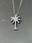 Roberto Coin 18K Gold Large Tiny Treasures Diamond Palm Tree Necklace