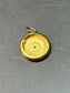 Victorian 14K Gold Motif Starburst Circle Charm