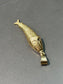 Vintage 14K Gold Large Articulated Fish Pendant