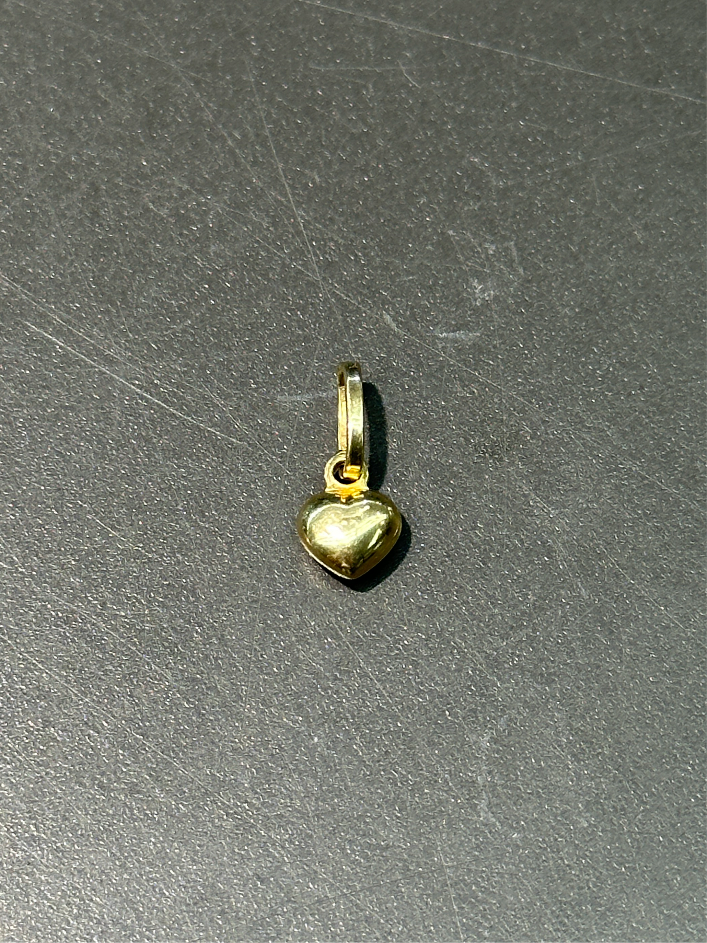 复古 14K 空心蓬松心形吊坠