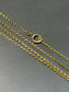 18K Gold Cable Link Chain