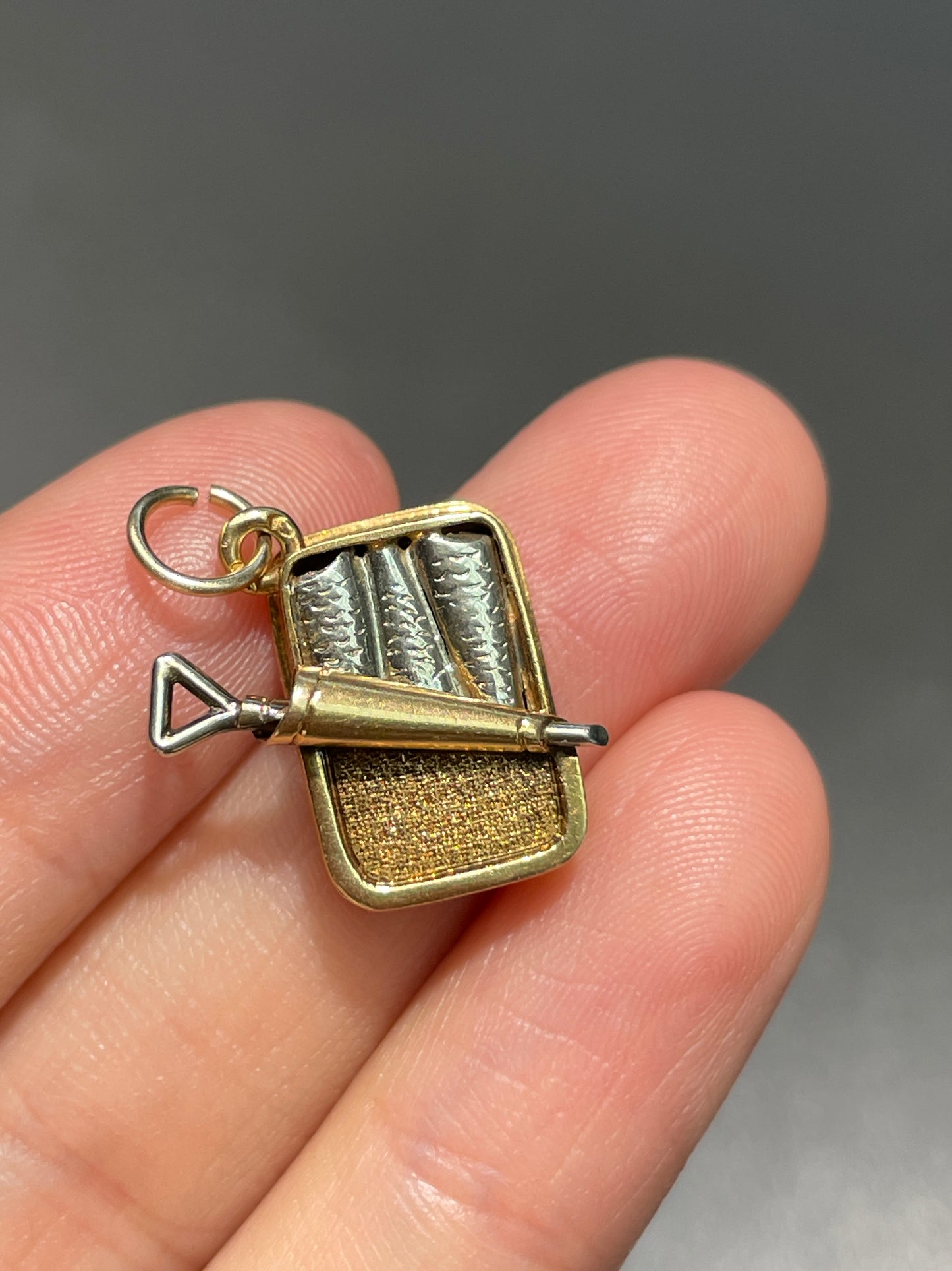 Vintage 19K Gold Sardines of Portugal Charm