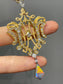 Edwardian 18K Yellow Gold Black Opal 2.3 CTW Diamond Motif Pendant Necklace