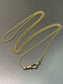 Vintage 18K Gold 2.0 mm Curb Link Watch Chain