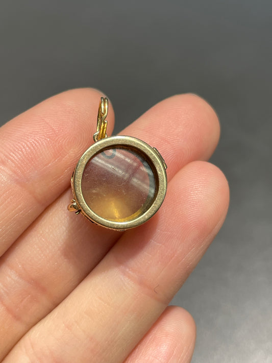 Vintage 14K Gold Drum Charm