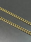 Vintage 14K Gold Hollow Curb Link Chain Necklace