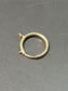 Vintage 14K Gold Large Spring Clasp