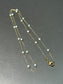 14K Yellow Gold 2.5 mm Akoya Pearl Station Necklace