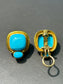 Elizabeth Locke Natural Sleeping Beauty Turquoise Earrings