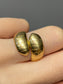 Vintage French Chaumet 18K Yellow Gold Bypass Ring