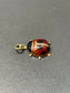 Vintage 18K Gold Enamel Ladybug Charm Pendant