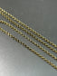 Victorian 14K Gold Double Link Watch Chain Necklace 18.5”