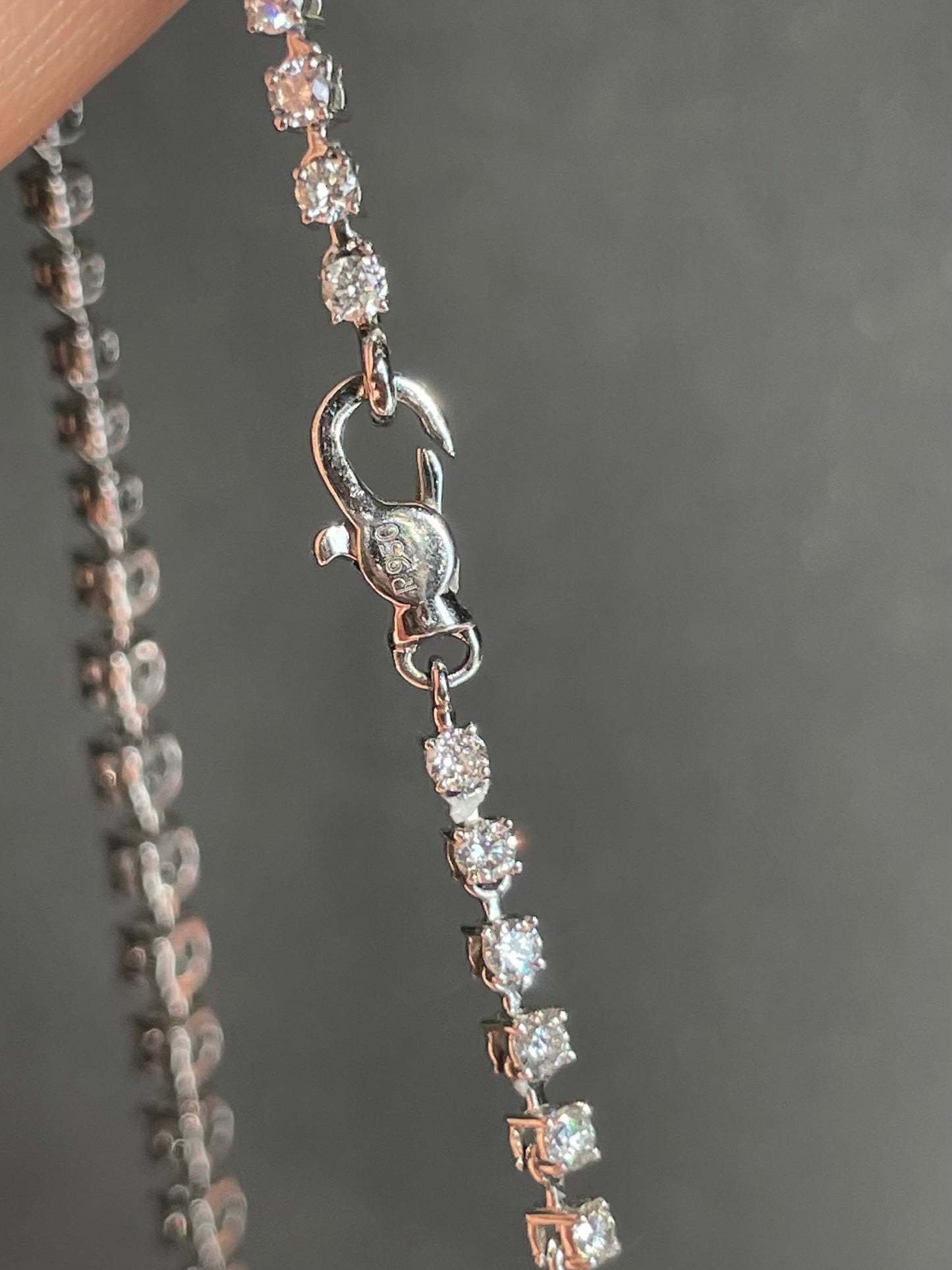 Platinum 8.7 CTW Diamond Graduated Tennis Riviera Necklace