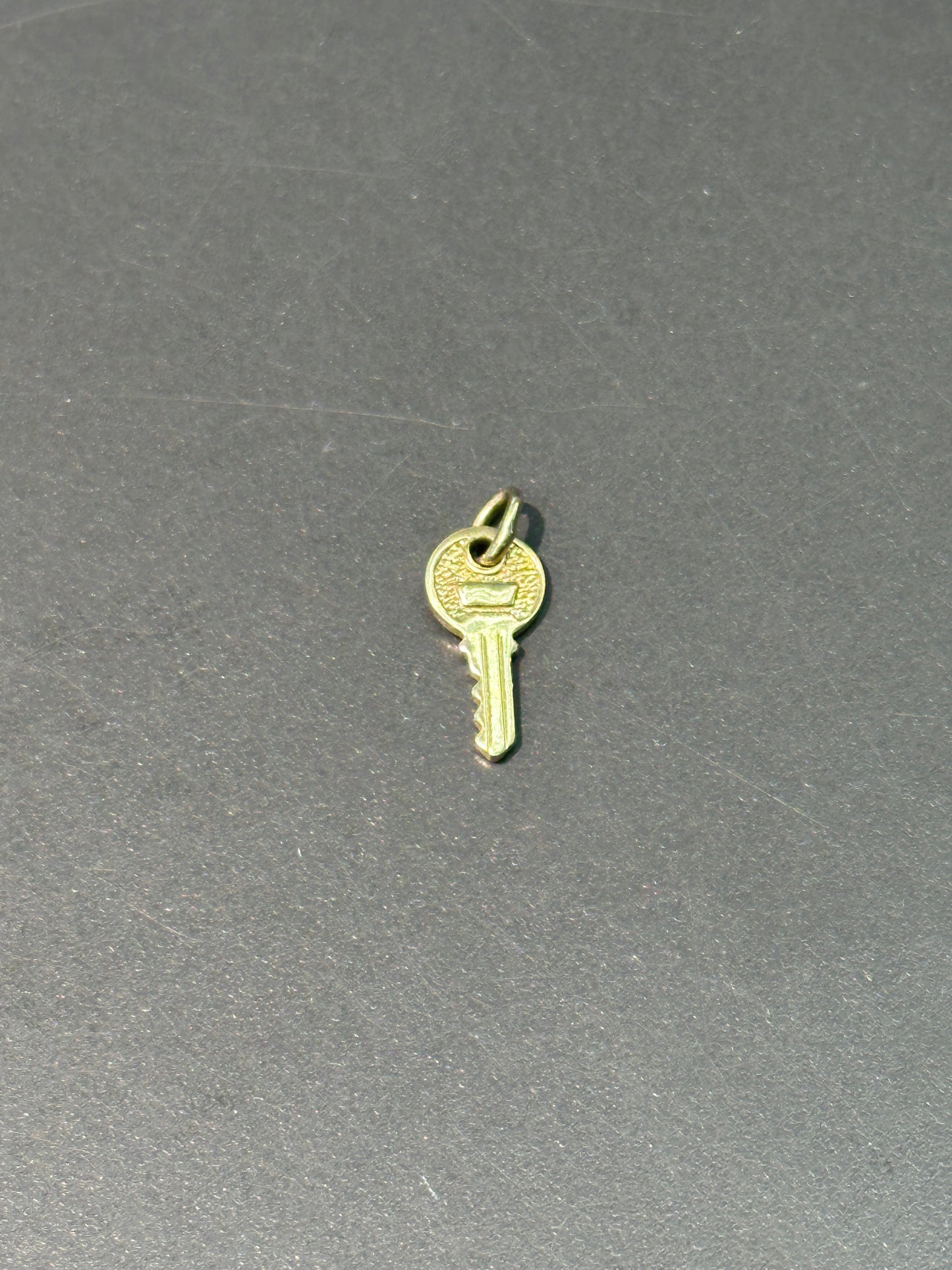 Vintage 14K Gold Mini Key Charm