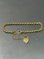 18K Gold Padlock Bracelet