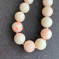 [ON HOLD] Antique 14K Gold 11.0 mm Angel Skin Coral Bead Necklace with Clasp