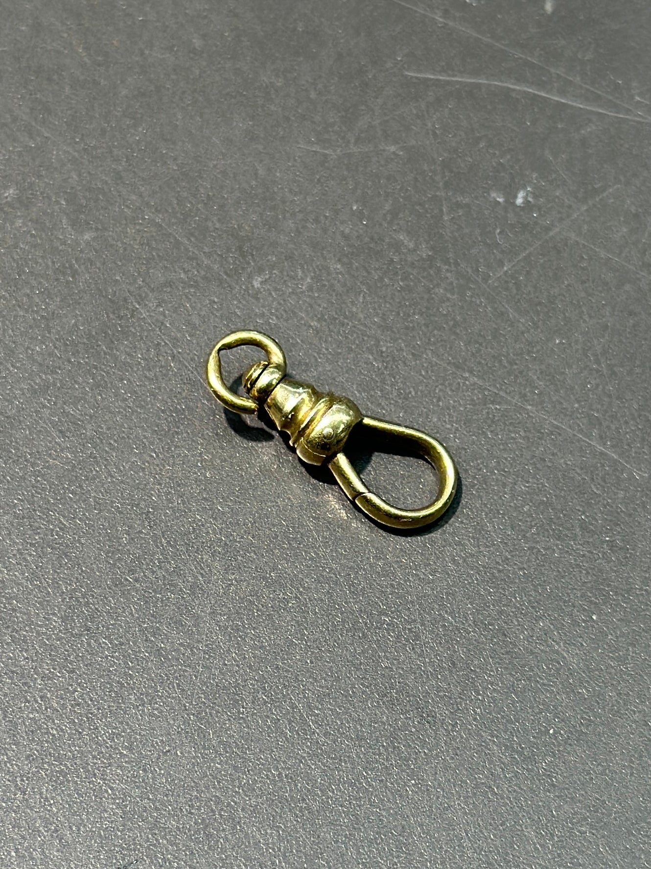 Vintage 10K Gold Swivel Dog Clip