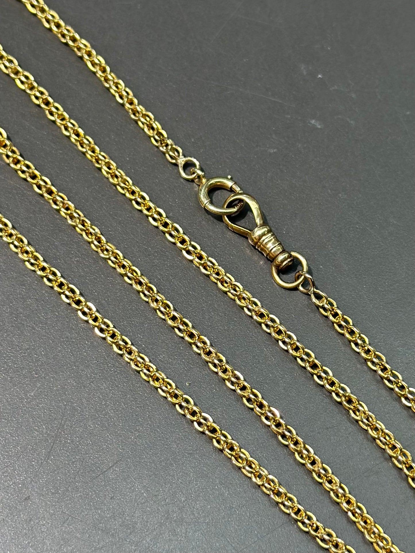 Vintage 15K Gold Watch Chain 24.0”