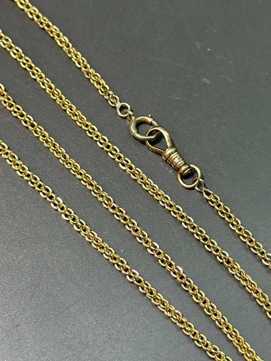 Vintage 15K Gold Watch Chain 24.0”