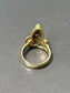 Vintage 18K Gold Diamond Two-Tone Snake Ring