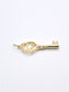 Vintage 14K Gold Angel Number “21” Key Pendant