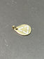 14K Gold Recycle Sign Enamel Charm