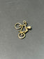 14K Gold Bicycle Pendant