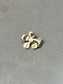 Vintage 14K Gold Pearl Four Leaf Clover Charm