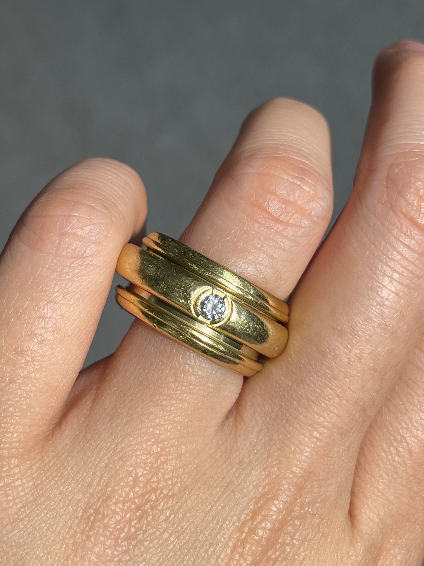 Piaget French 18K Gold Possession Diamond Ring