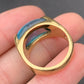 18K Gold Blvgari Tronchetto Topaz Ring Size 5