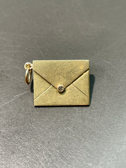 Vintage 14K Gold Articulating Envelope Charm